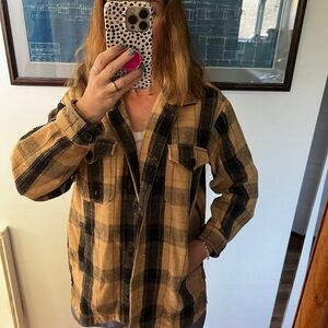 Lucky Brand Plaid Flannel Shacket
